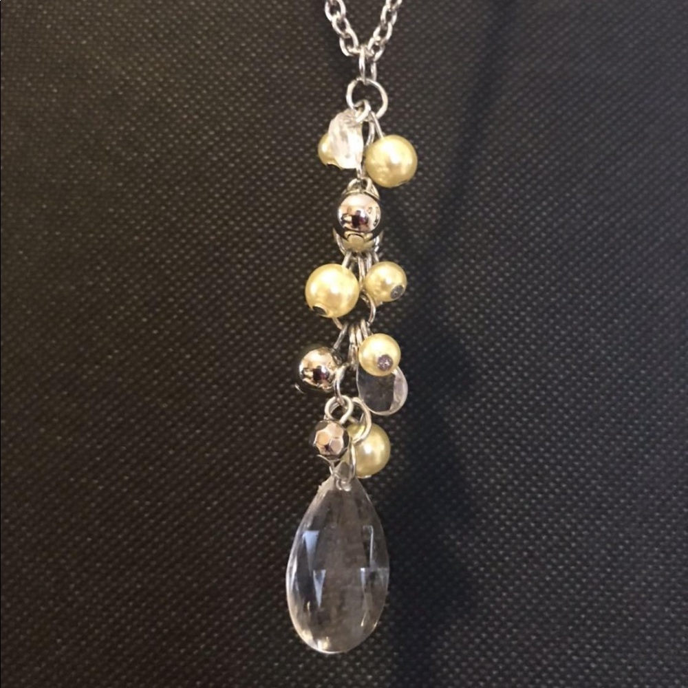 Paparazzi long yellow necklace set